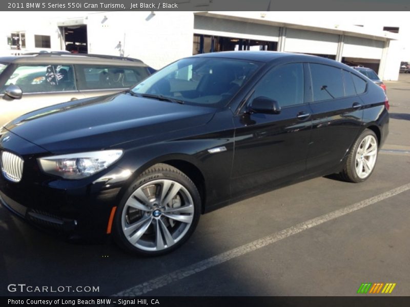 Jet Black / Black 2011 BMW 5 Series 550i Gran Turismo