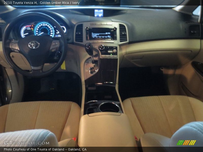 Golden Umber Mica / Ivory 2010 Toyota Venza I4
