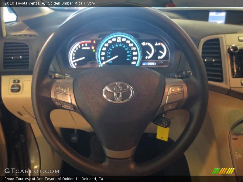 Golden Umber Mica / Ivory 2010 Toyota Venza I4