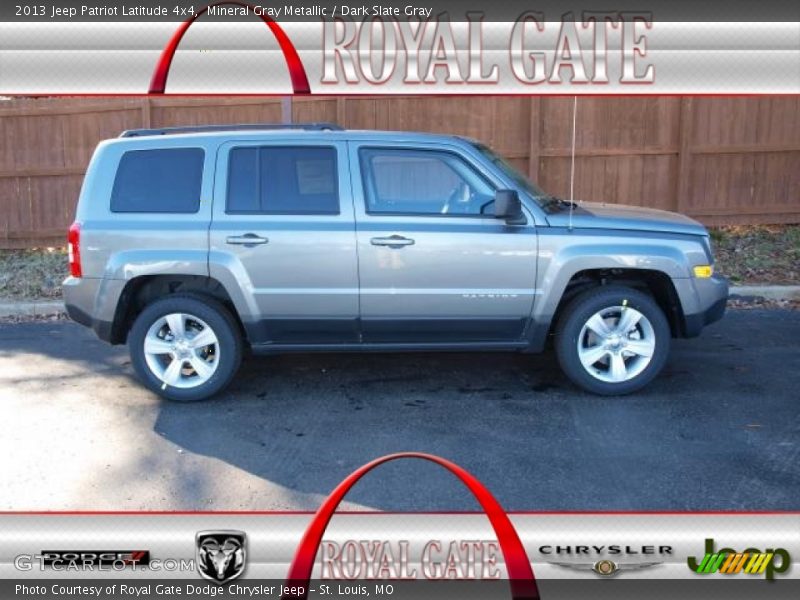 Mineral Gray Metallic / Dark Slate Gray 2013 Jeep Patriot Latitude 4x4