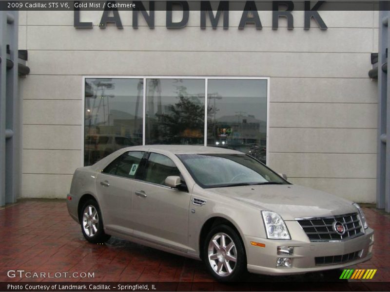 Gold Mist / Cashmere 2009 Cadillac STS V6