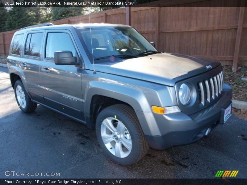 Mineral Gray Metallic / Dark Slate Gray 2013 Jeep Patriot Latitude 4x4