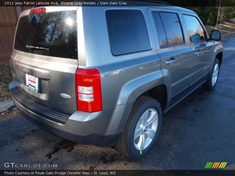 Mineral Gray Metallic / Dark Slate Gray 2013 Jeep Patriot Latitude 4x4