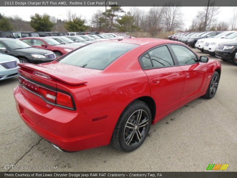 Redline 3 Coat Pearl / Black 2013 Dodge Charger R/T Plus AWD