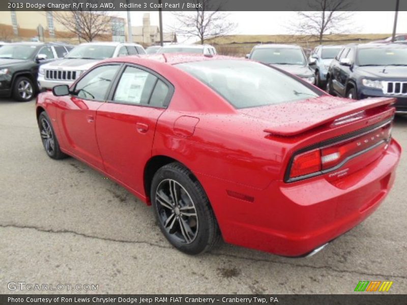 Redline 3 Coat Pearl / Black 2013 Dodge Charger R/T Plus AWD