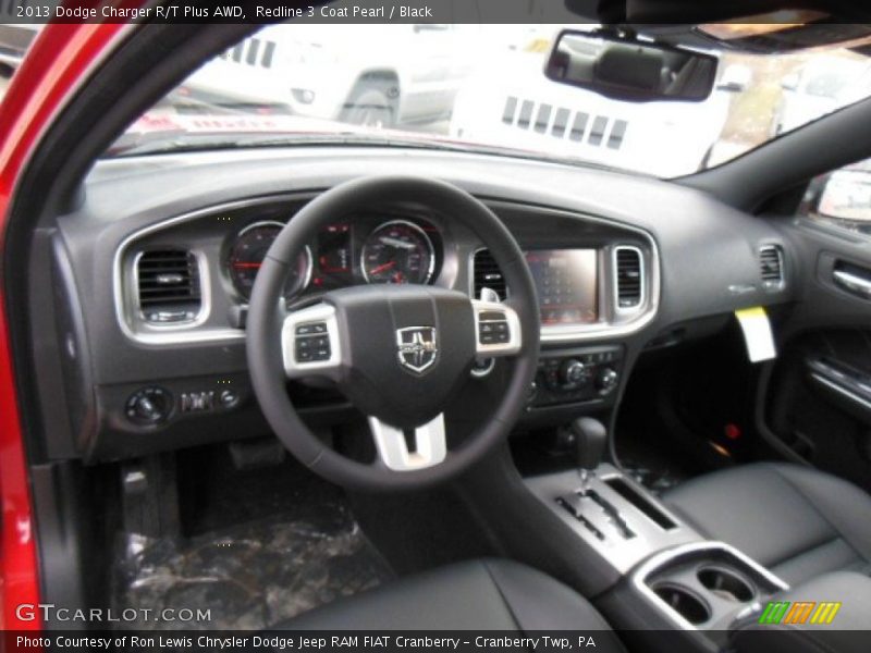 Redline 3 Coat Pearl / Black 2013 Dodge Charger R/T Plus AWD