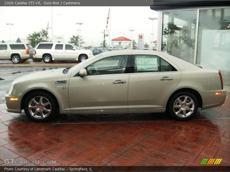 Gold Mist / Cashmere 2009 Cadillac STS V6