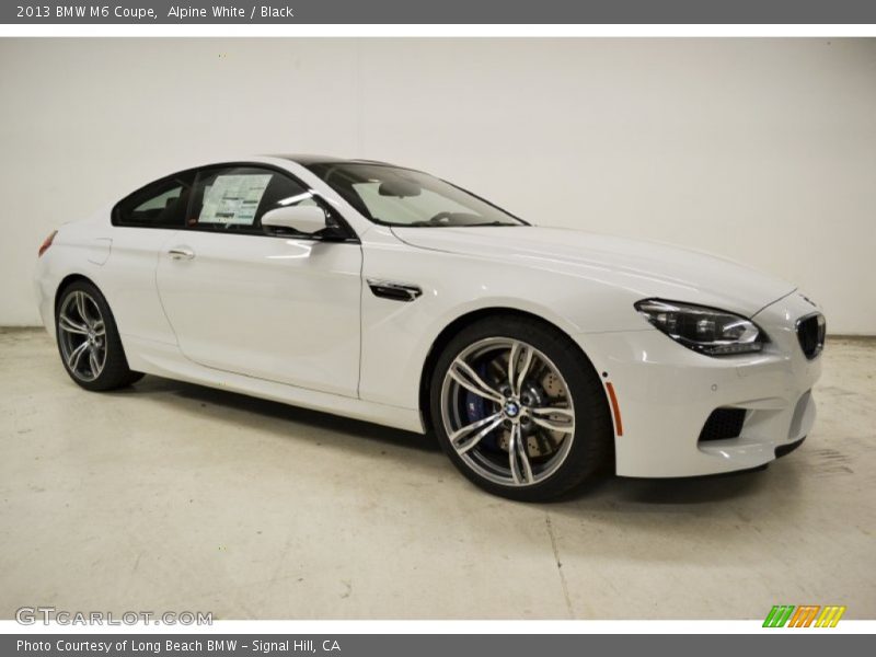 Alpine White / Black 2013 BMW M6 Coupe