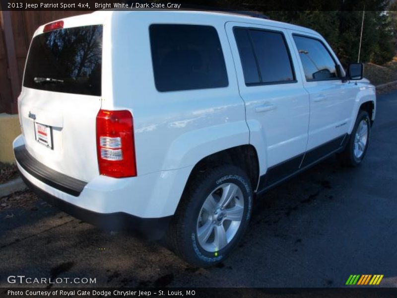 Bright White / Dark Slate Gray 2013 Jeep Patriot Sport 4x4