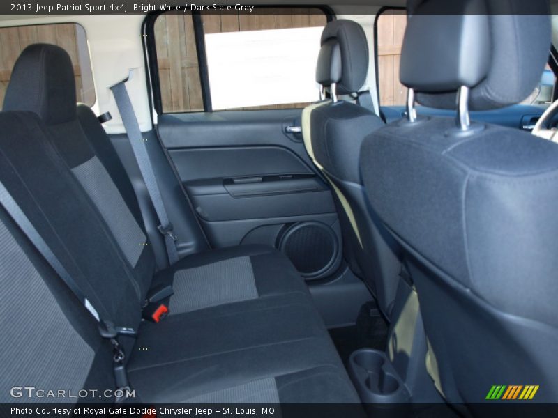 Bright White / Dark Slate Gray 2013 Jeep Patriot Sport 4x4