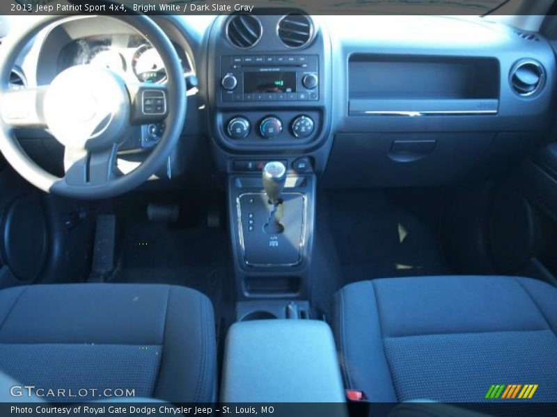 Bright White / Dark Slate Gray 2013 Jeep Patriot Sport 4x4