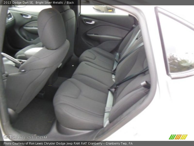 Bright Silver Metallic / Black 2013 Dodge Dart SE