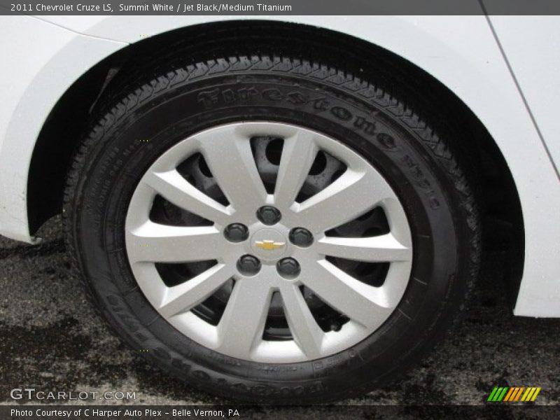Summit White / Jet Black/Medium Titanium 2011 Chevrolet Cruze LS