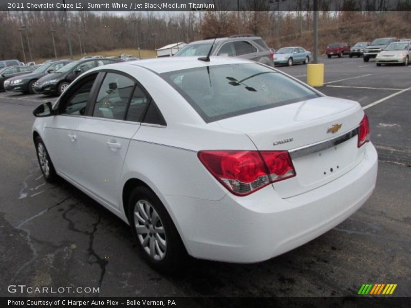 Summit White / Jet Black/Medium Titanium 2011 Chevrolet Cruze LS