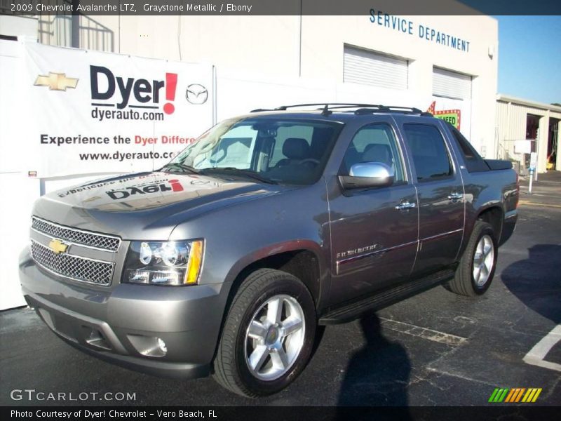 Graystone Metallic / Ebony 2009 Chevrolet Avalanche LTZ