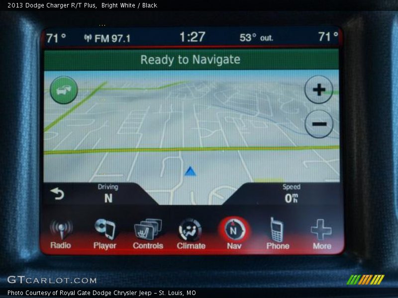 Bright White / Black 2013 Dodge Charger R/T Plus