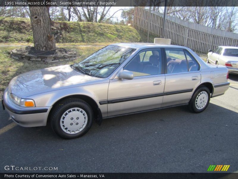  1991 Accord LX Sedan Seattle Silver Metallic