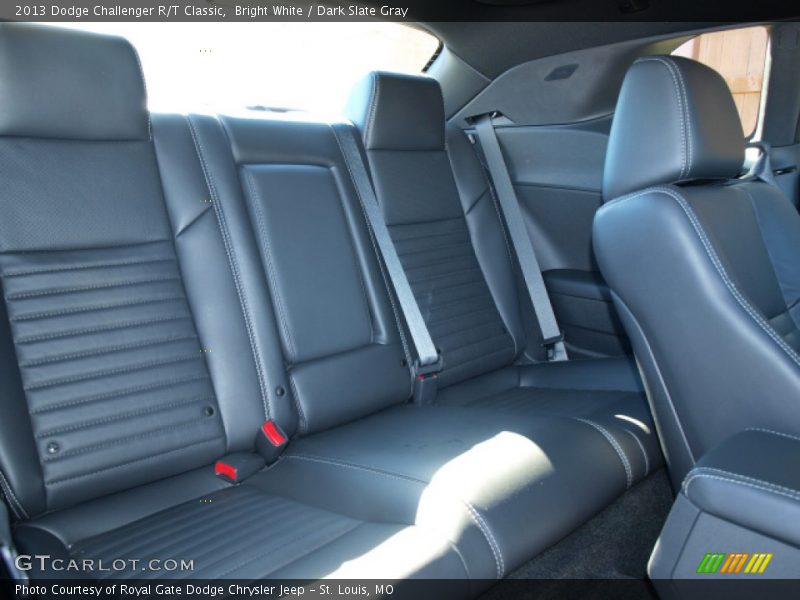 Bright White / Dark Slate Gray 2013 Dodge Challenger R/T Classic