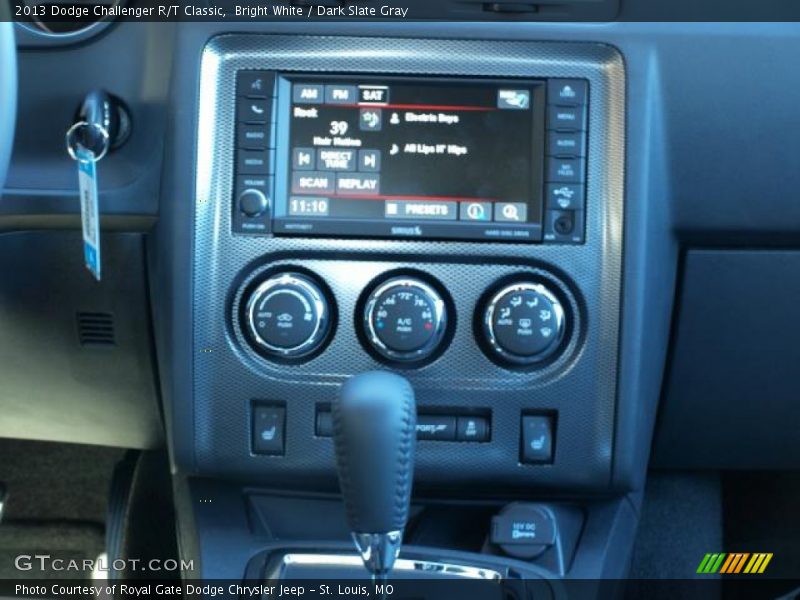 Bright White / Dark Slate Gray 2013 Dodge Challenger R/T Classic