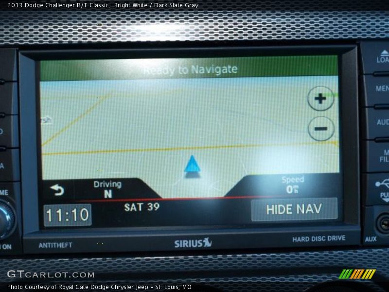 Bright White / Dark Slate Gray 2013 Dodge Challenger R/T Classic