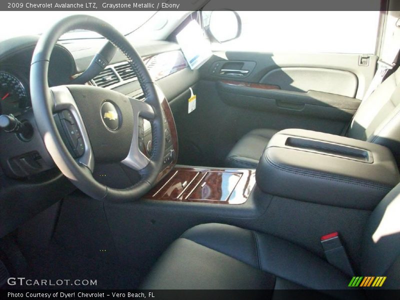 Graystone Metallic / Ebony 2009 Chevrolet Avalanche LTZ