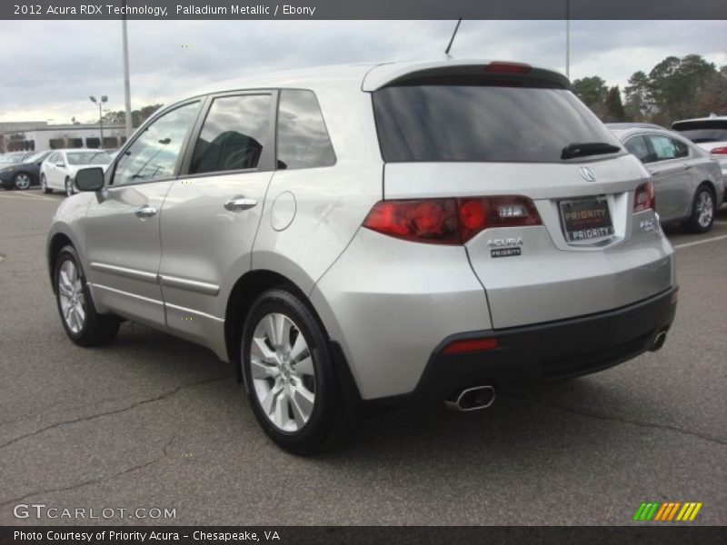 Palladium Metallic / Ebony 2012 Acura RDX Technology