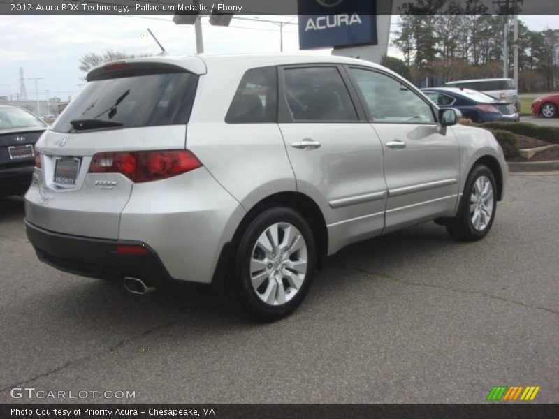 Palladium Metallic / Ebony 2012 Acura RDX Technology