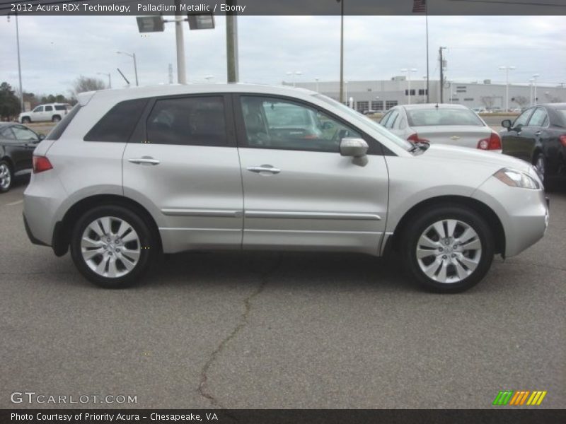 Palladium Metallic / Ebony 2012 Acura RDX Technology