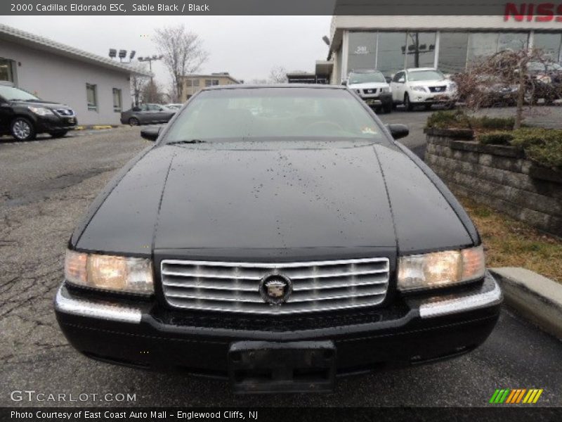 Sable Black / Black 2000 Cadillac Eldorado ESC