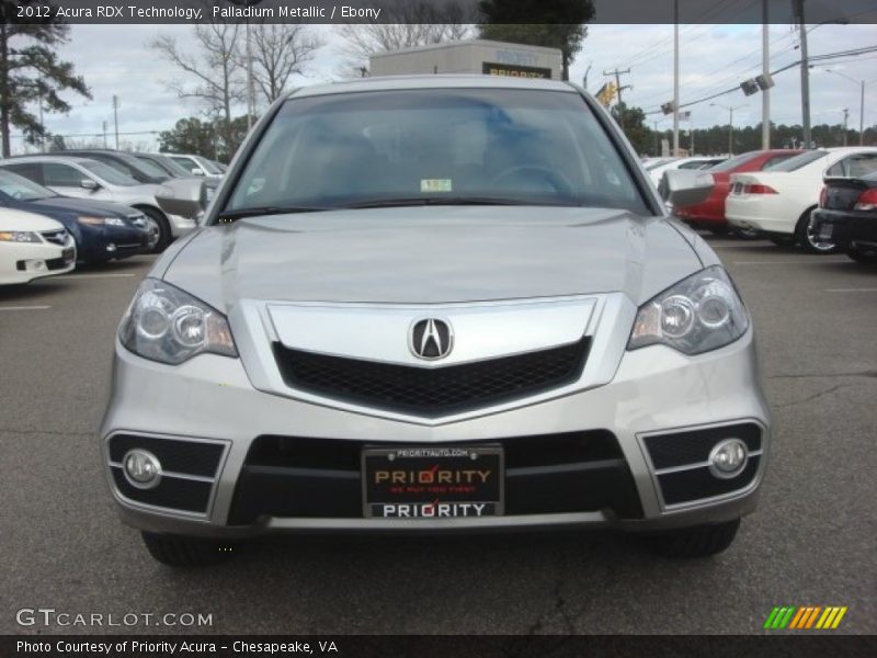 Palladium Metallic / Ebony 2012 Acura RDX Technology