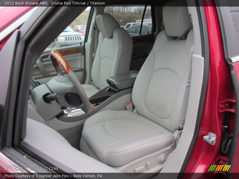 Crystal Red Tintcoat / Titanium 2012 Buick Enclave AWD