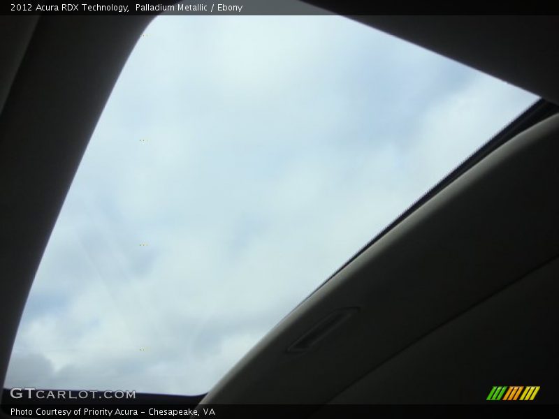 Palladium Metallic / Ebony 2012 Acura RDX Technology