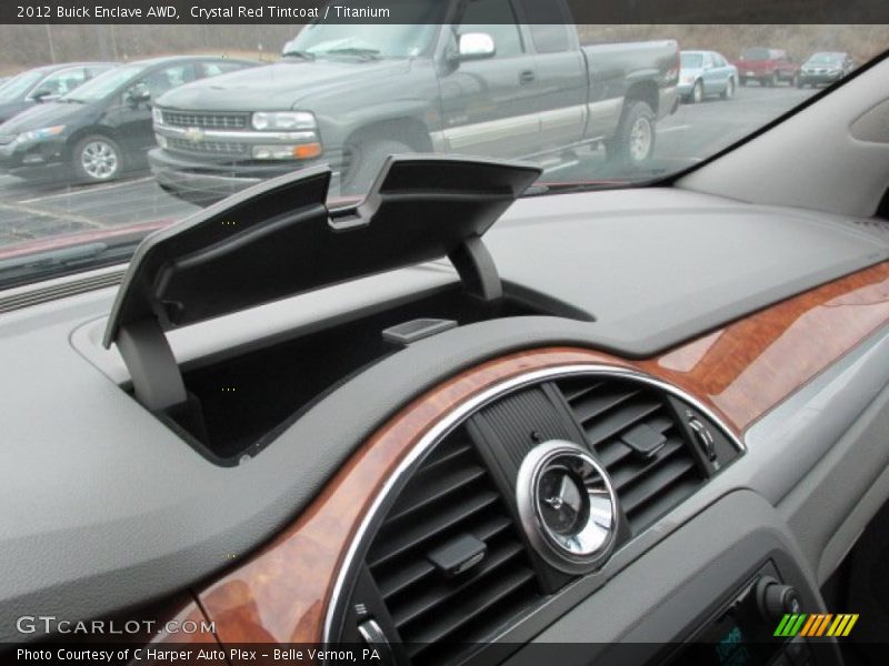 Crystal Red Tintcoat / Titanium 2012 Buick Enclave AWD