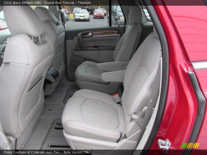 Crystal Red Tintcoat / Titanium 2012 Buick Enclave AWD