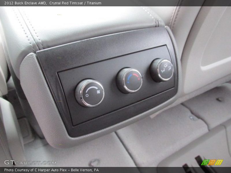 Crystal Red Tintcoat / Titanium 2012 Buick Enclave AWD