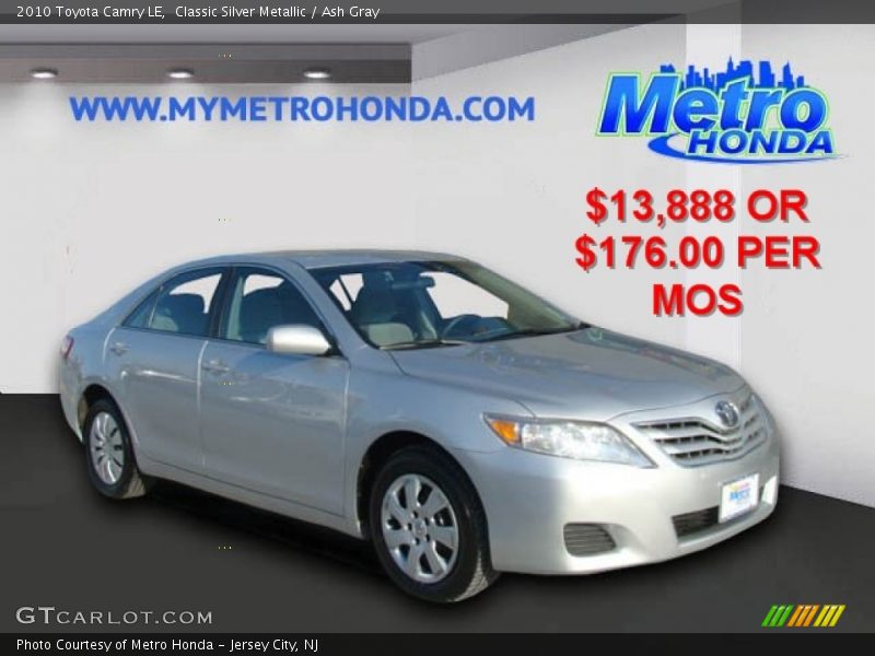 Classic Silver Metallic / Ash Gray 2010 Toyota Camry LE