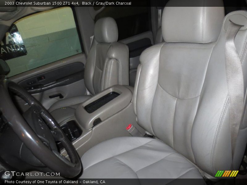 Black / Gray/Dark Charcoal 2003 Chevrolet Suburban 1500 Z71 4x4