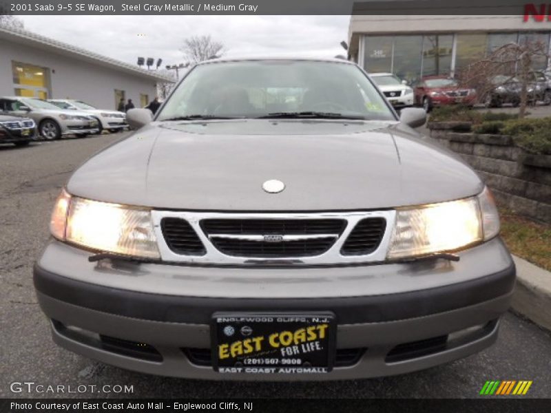 Steel Gray Metallic / Medium Gray 2001 Saab 9-5 SE Wagon