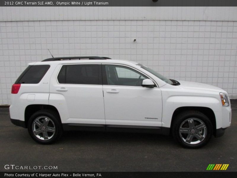Olympic White / Light Titanium 2012 GMC Terrain SLE AWD
