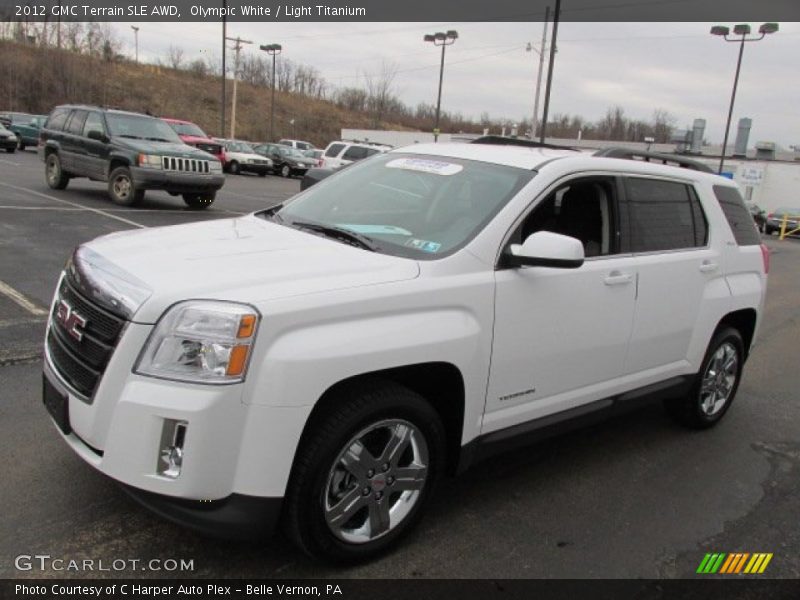 Olympic White / Light Titanium 2012 GMC Terrain SLE AWD