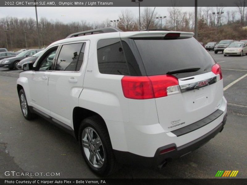Olympic White / Light Titanium 2012 GMC Terrain SLE AWD