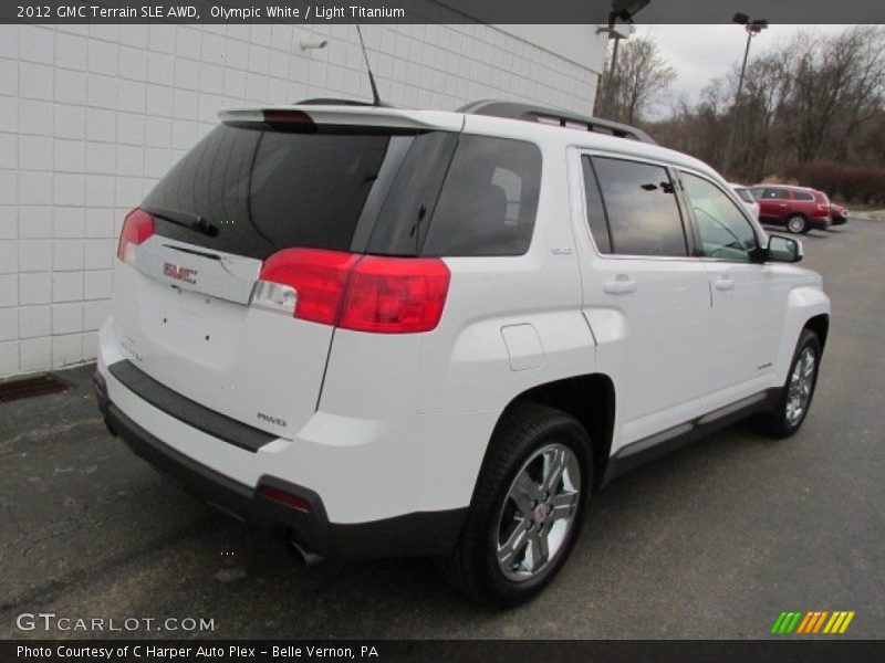 Olympic White / Light Titanium 2012 GMC Terrain SLE AWD
