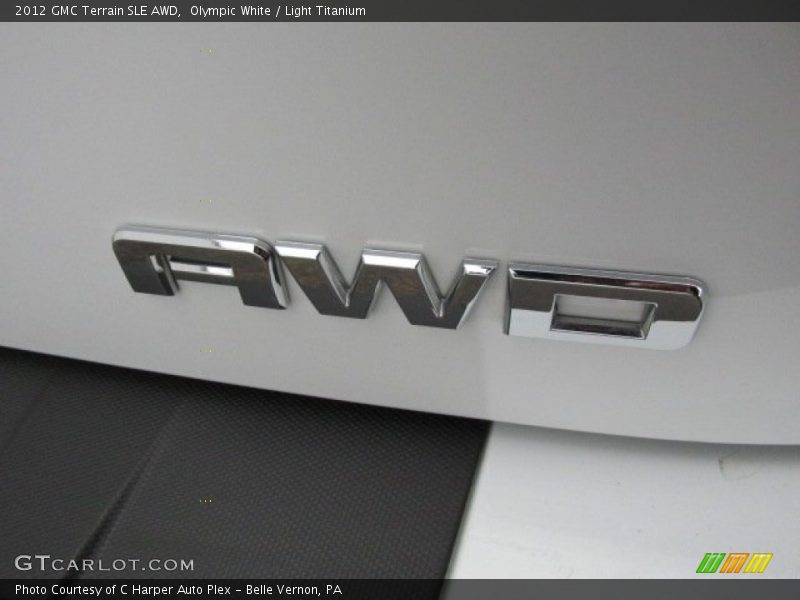 Olympic White / Light Titanium 2012 GMC Terrain SLE AWD