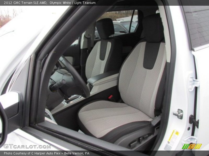Olympic White / Light Titanium 2012 GMC Terrain SLE AWD