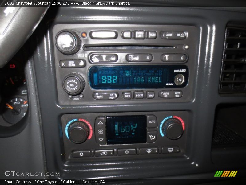 Black / Gray/Dark Charcoal 2003 Chevrolet Suburban 1500 Z71 4x4