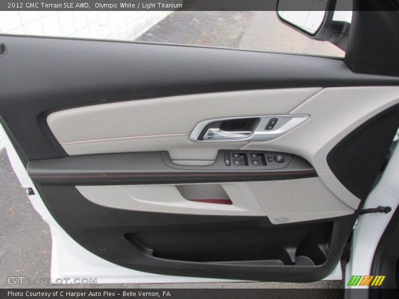 Olympic White / Light Titanium 2012 GMC Terrain SLE AWD