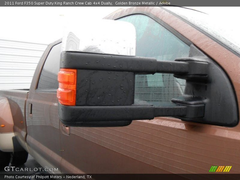 Golden Bronze Metallic / Adobe 2011 Ford F350 Super Duty King Ranch Crew Cab 4x4 Dually