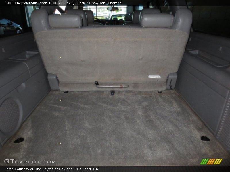Black / Gray/Dark Charcoal 2003 Chevrolet Suburban 1500 Z71 4x4
