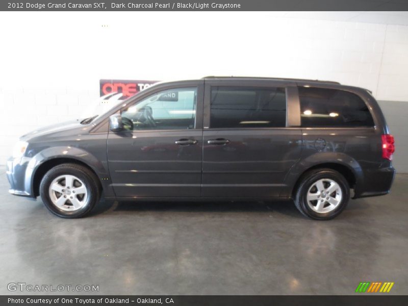 Dark Charcoal Pearl / Black/Light Graystone 2012 Dodge Grand Caravan SXT
