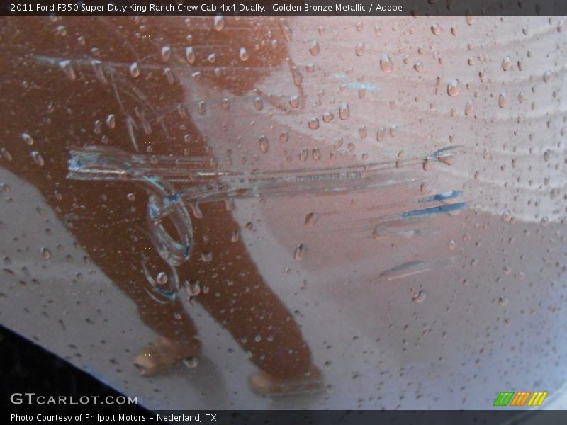 Golden Bronze Metallic / Adobe 2011 Ford F350 Super Duty King Ranch Crew Cab 4x4 Dually